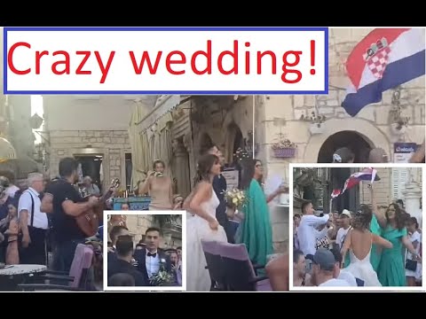 Crazy traditional Croatian wedding