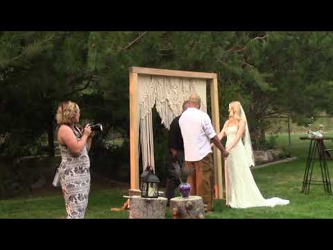Zac and Jordan Wedding Video - Wine Unity Ceremony