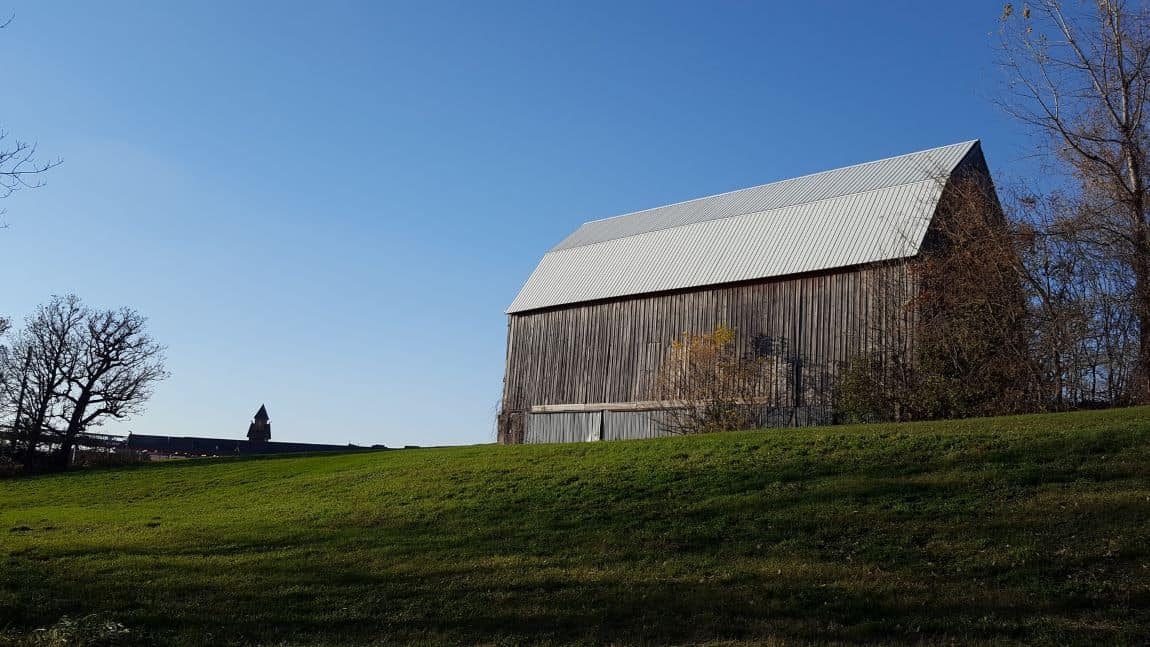 wooden barn