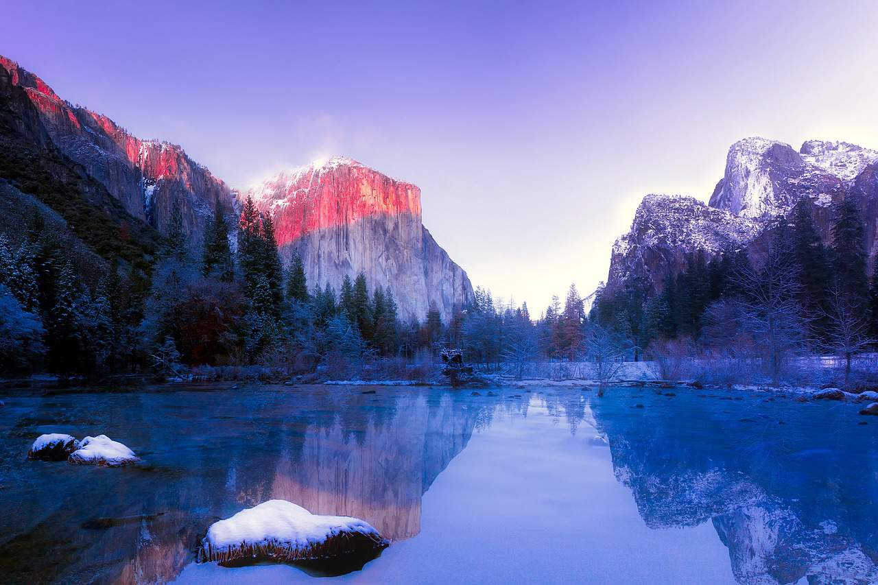 yosemite national park-winter