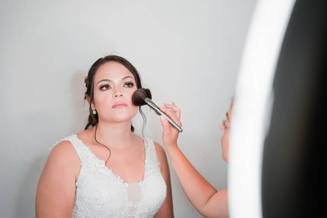 bride hair makeup