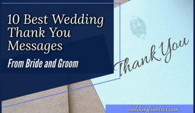 10 Best Wedding Thank You Messages from Bride and Groom