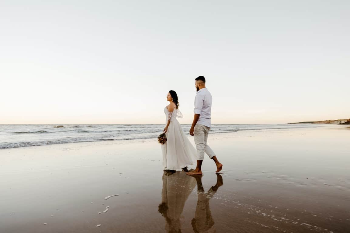 couple at beach