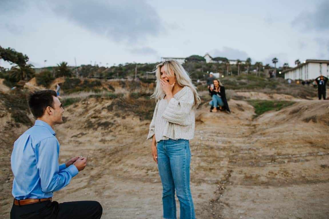 man giving ring