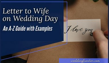 Letter to Wife on Wedding Day An A-Z Guide with Examples