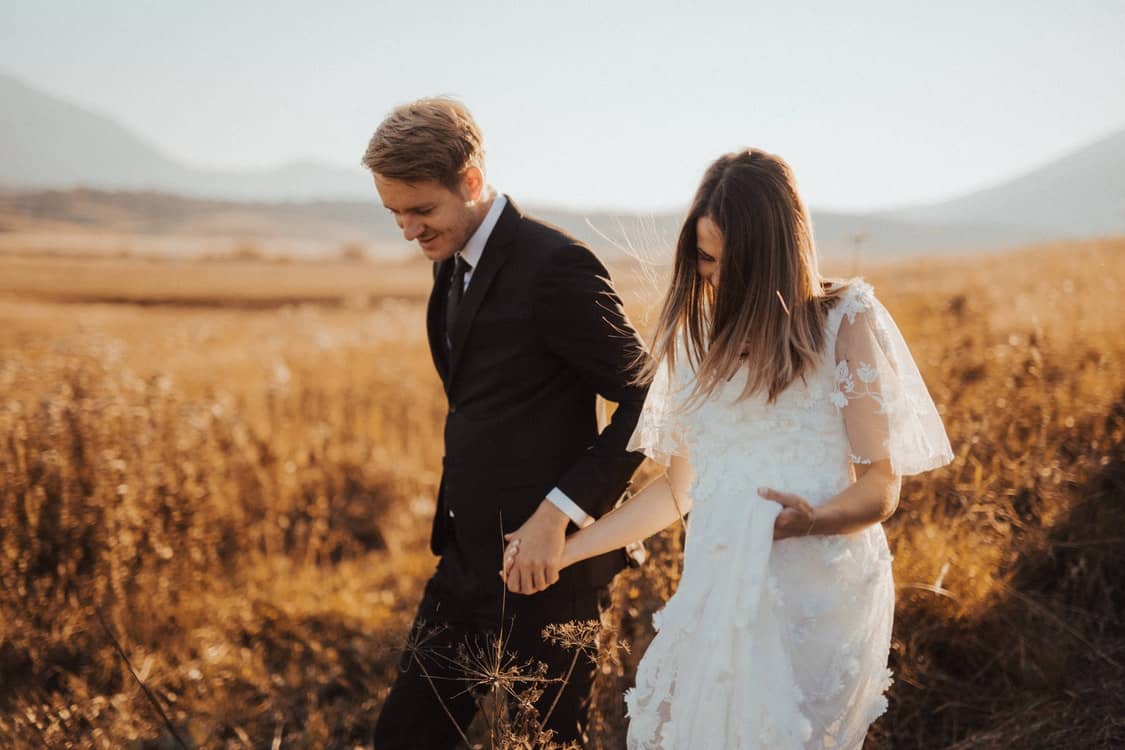 bride groom attire