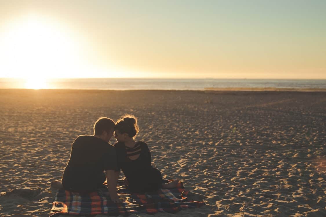 couple beach