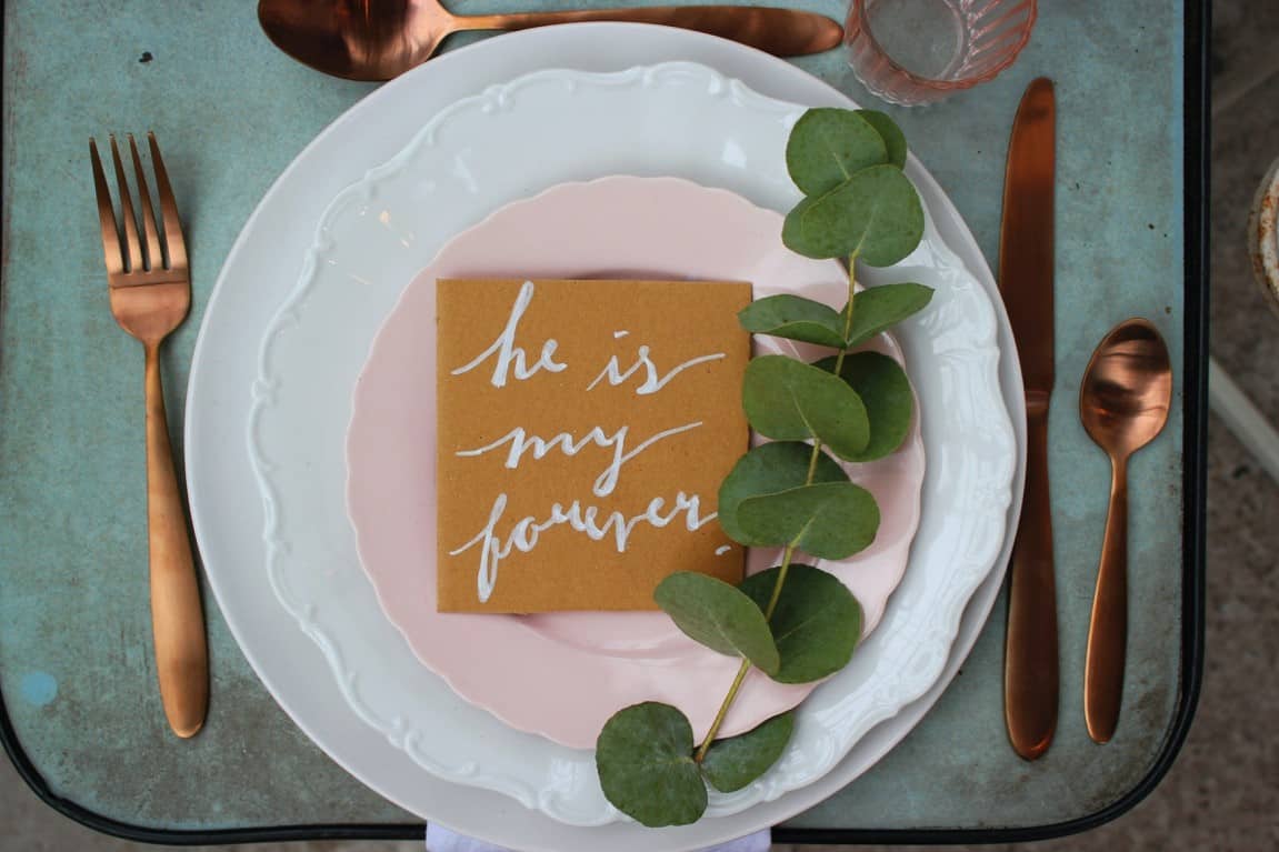 dinnerware wedding