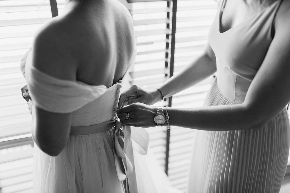 wedding dress adjustment