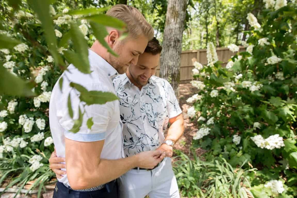 garden couple