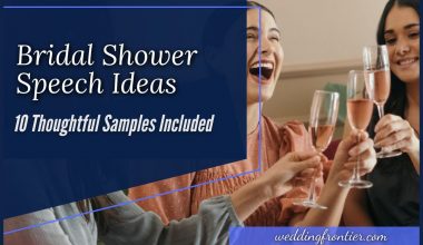 Bridal Shower Speech Ideas - 10 Thoughtful Samples Included