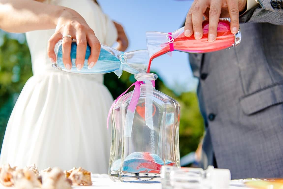 wedding sand bottle