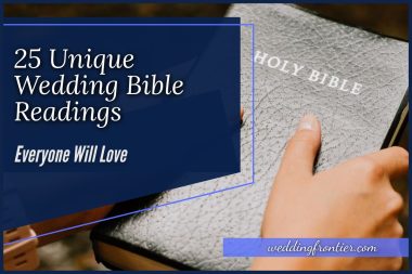 25 Unique Wedding Bible Readings Everyone Will Love