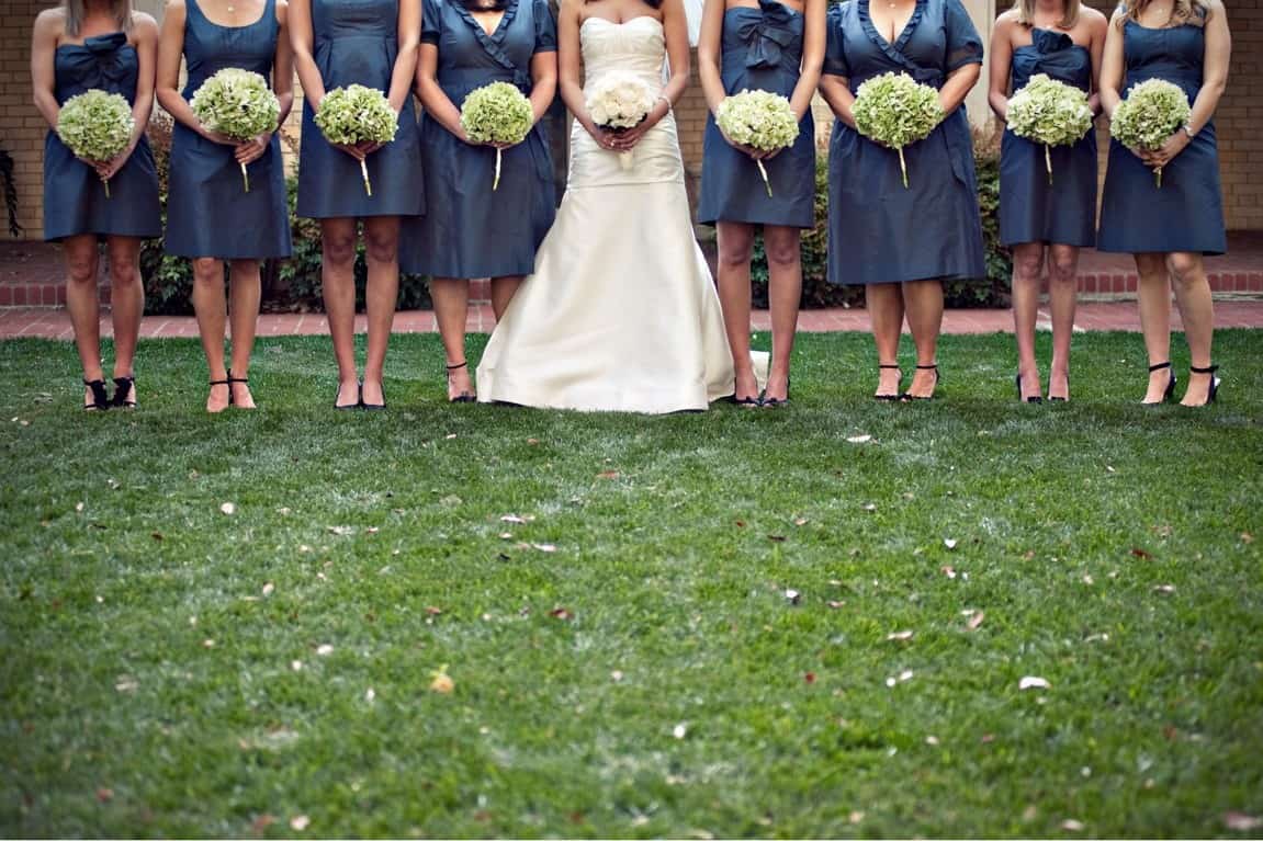 blue dresses wedding