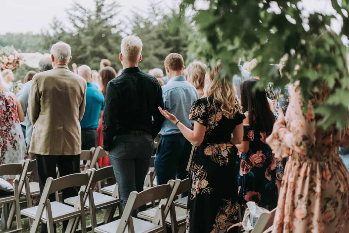 wedding guests