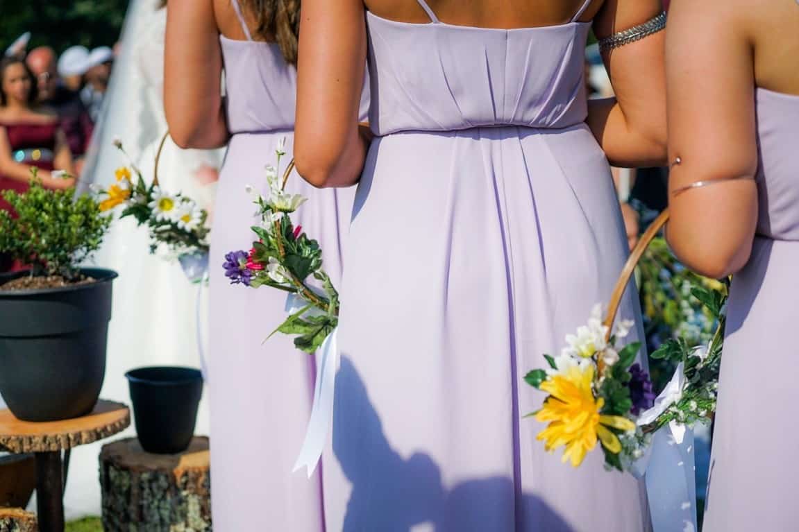 purple dress women