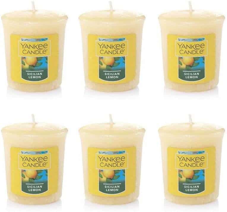 lemon scented candles