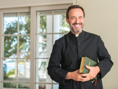pastor smiling