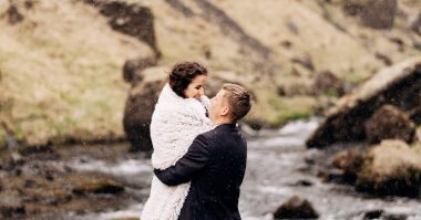 couple smiling at each other