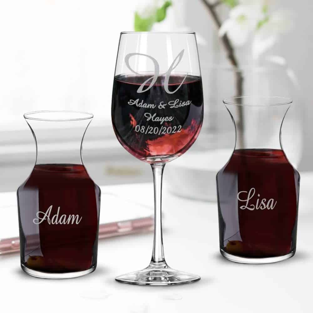 personalized wine glasses