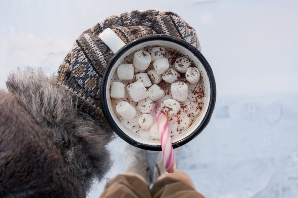 hot chocolate with marshmallows