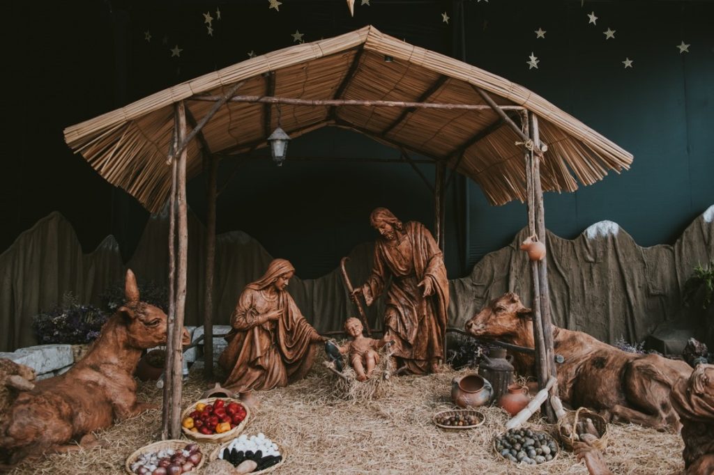 Christmas nativity scene