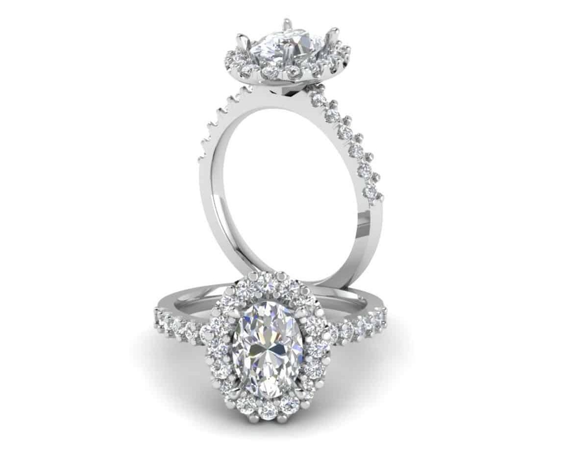 4 Top Wedding Bands for Oval Diamond Ring