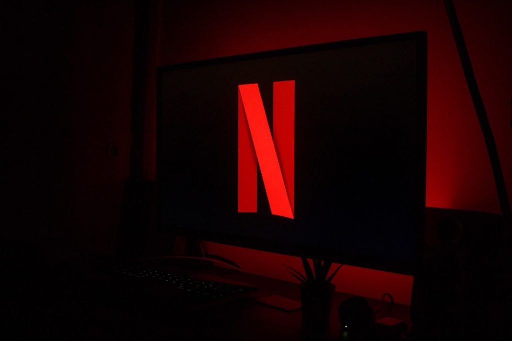 netflix sign on tv