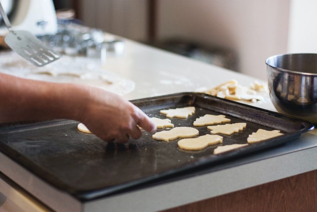 pine tree shaped cookies