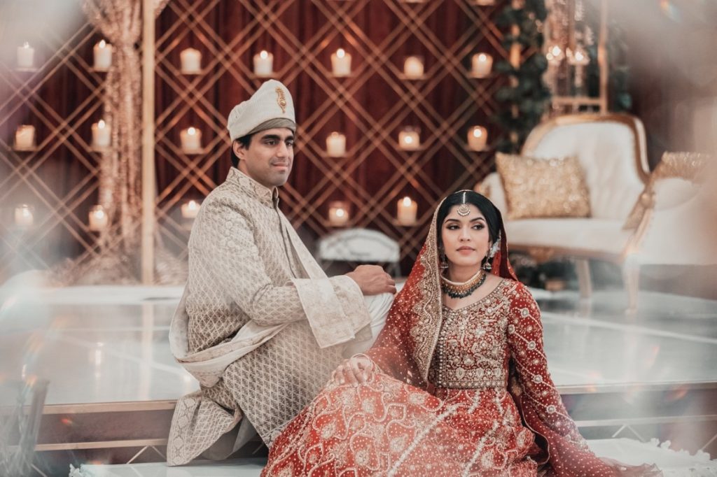 Pakistani bride and groom