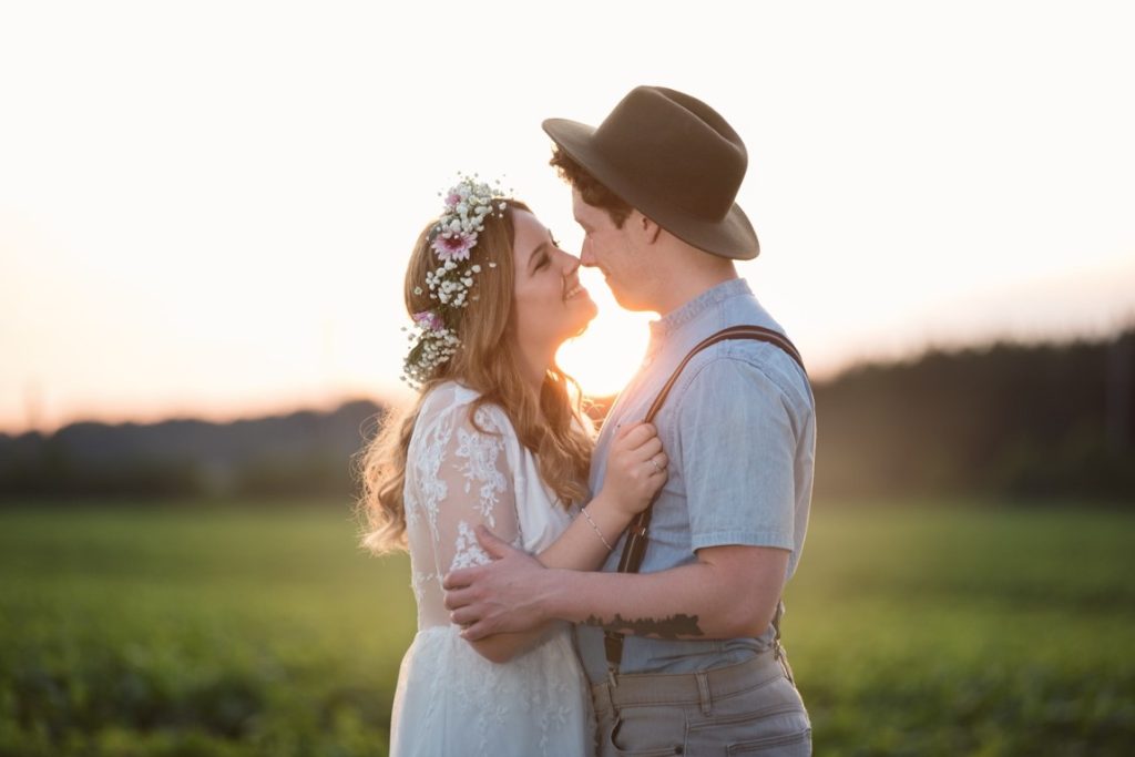 couple looking at each other's eyes