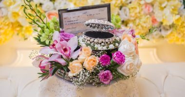 money and ring wedding gift
