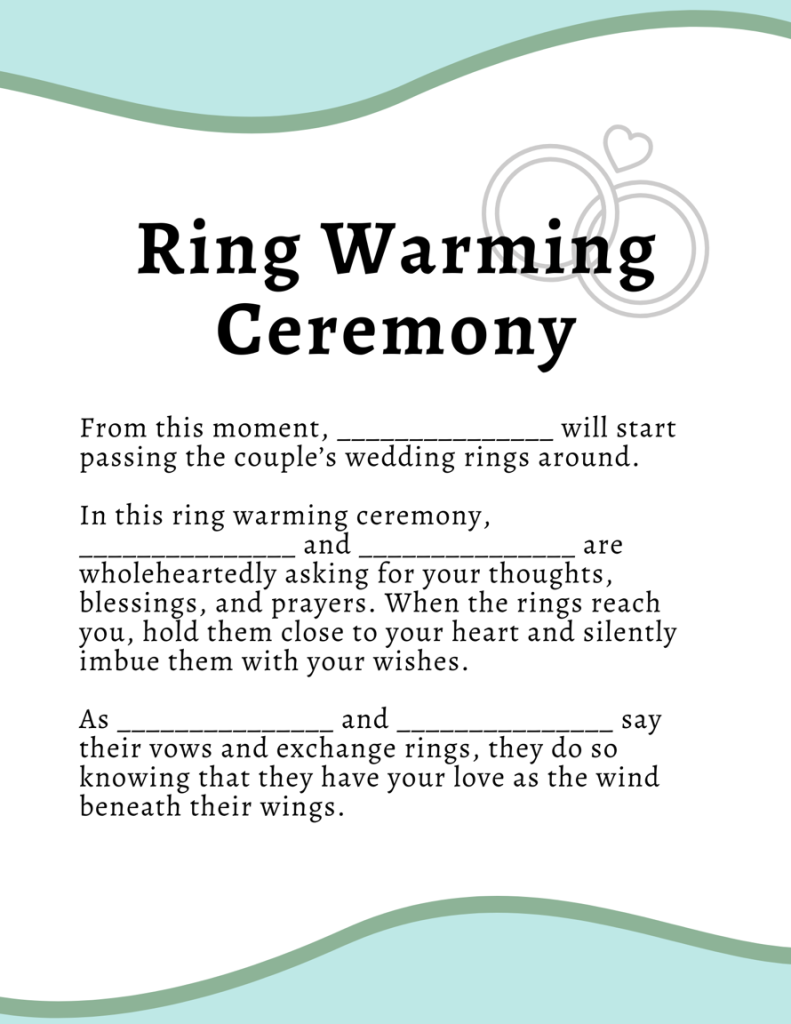 ring warming ceremony script 2