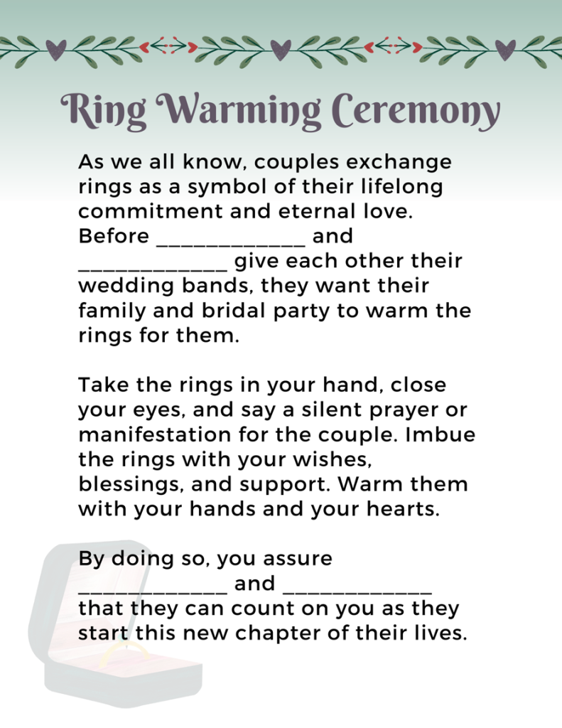 ring warming ceremony script 3