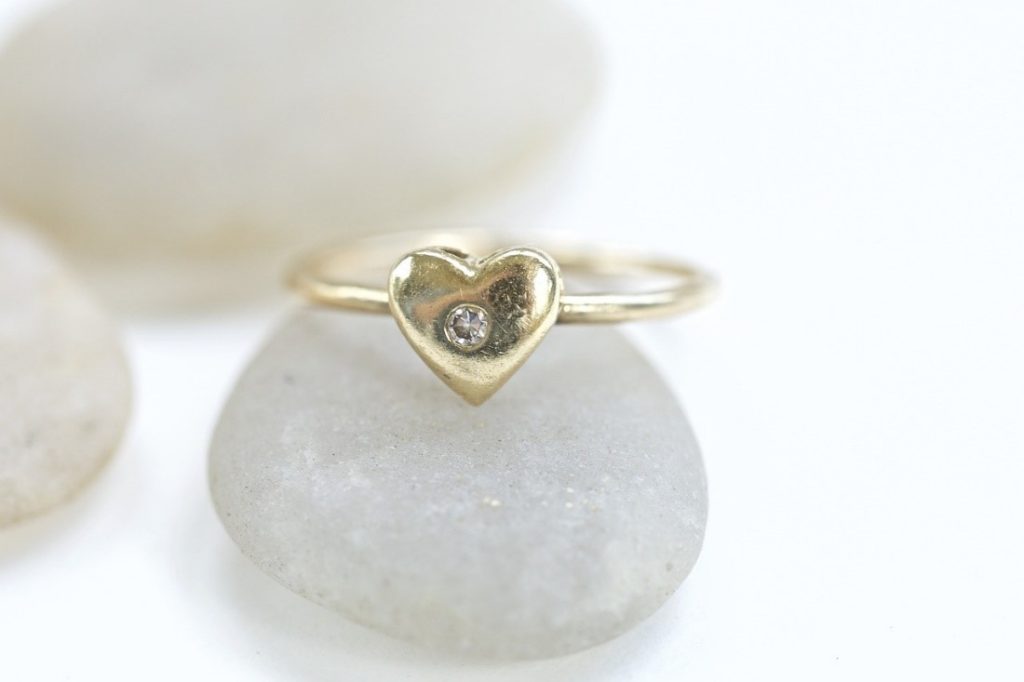 heart shaped ring
