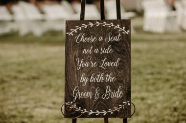 welcome sign wedding