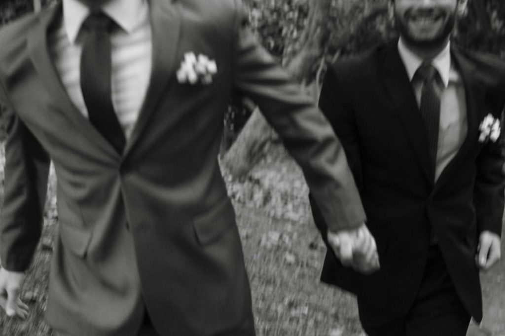 gay couple holding hands