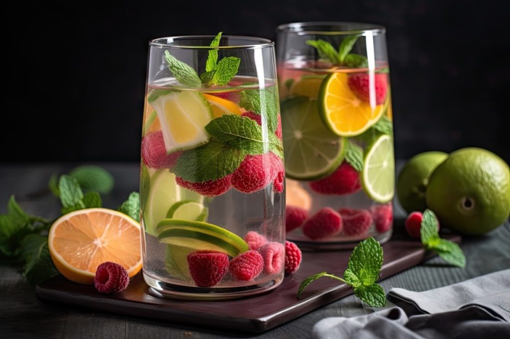 fruit infused water