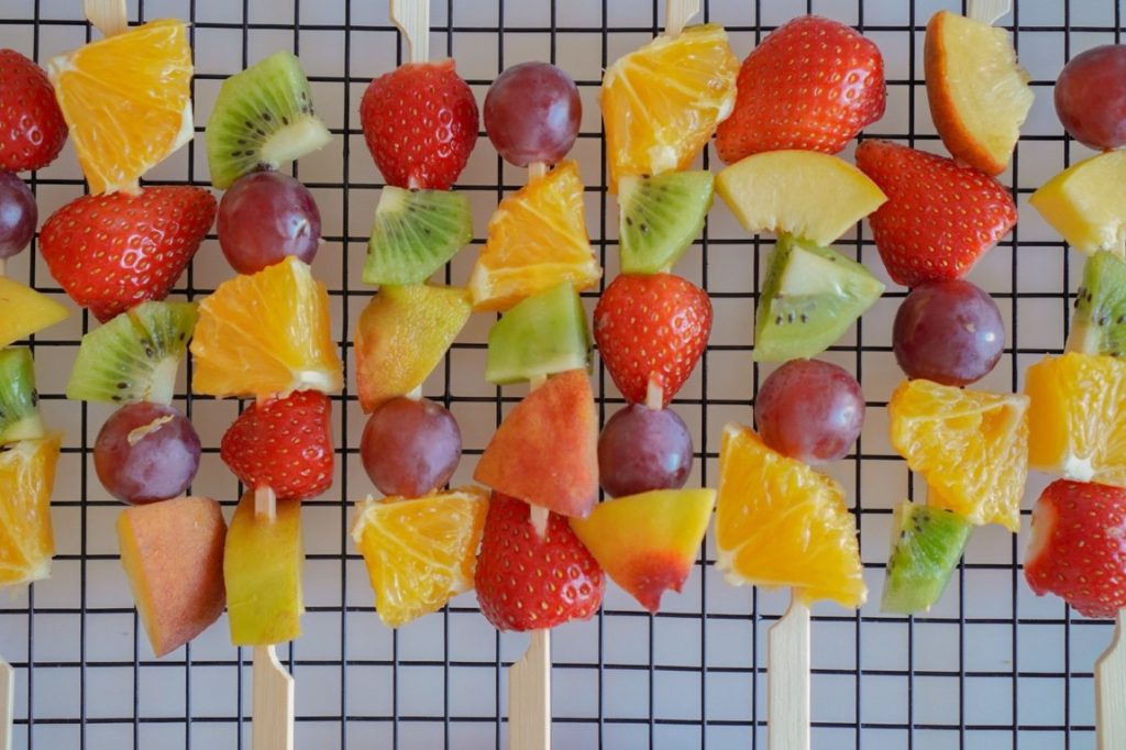 fruit skewers