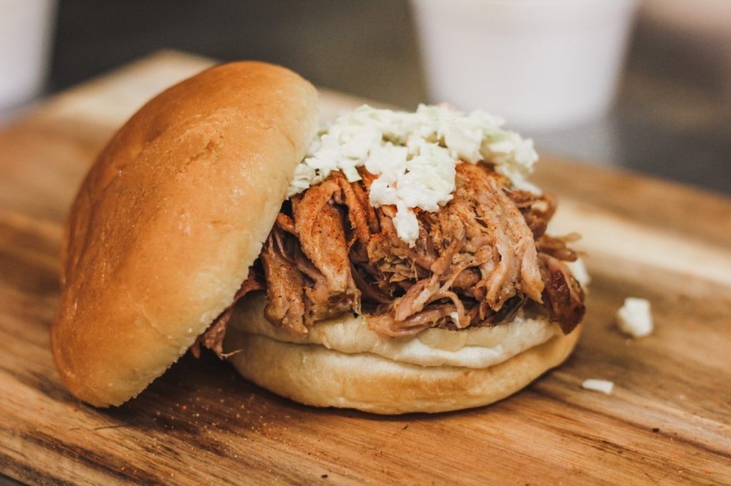 pulled pork sandwich