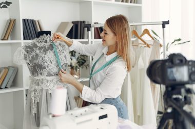 female dressmaker