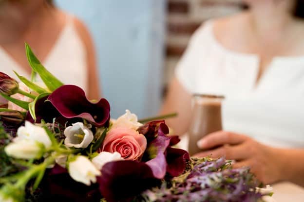 flower bouquet at a wedding