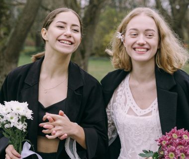 lesbian couple wedding