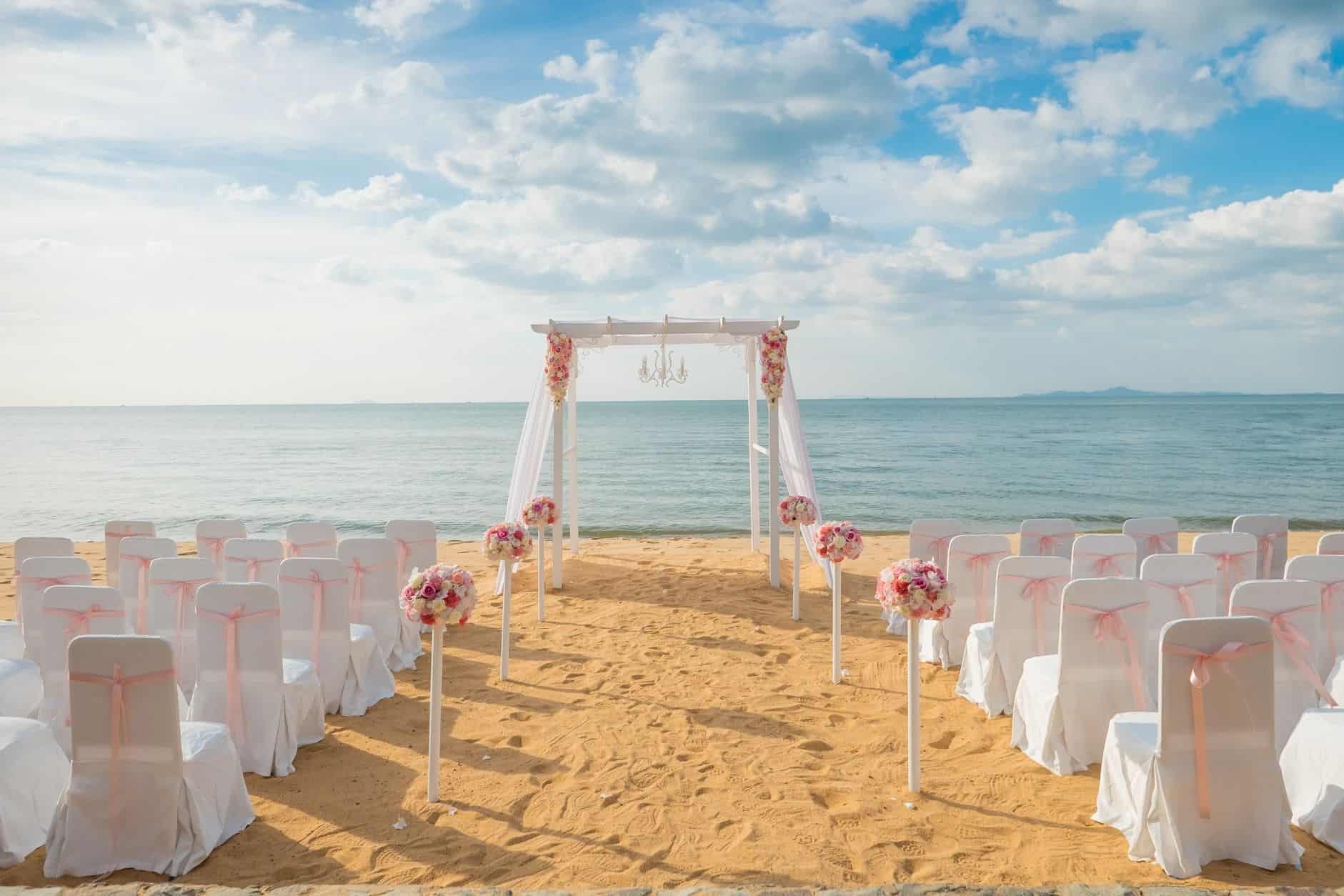 average price of beach wedding