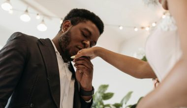 Groom Kissing the Bride's Hand