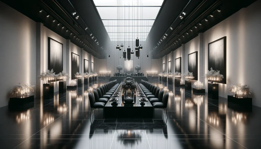 Sophisticated Black Wedding Theme Ideas for Elegance