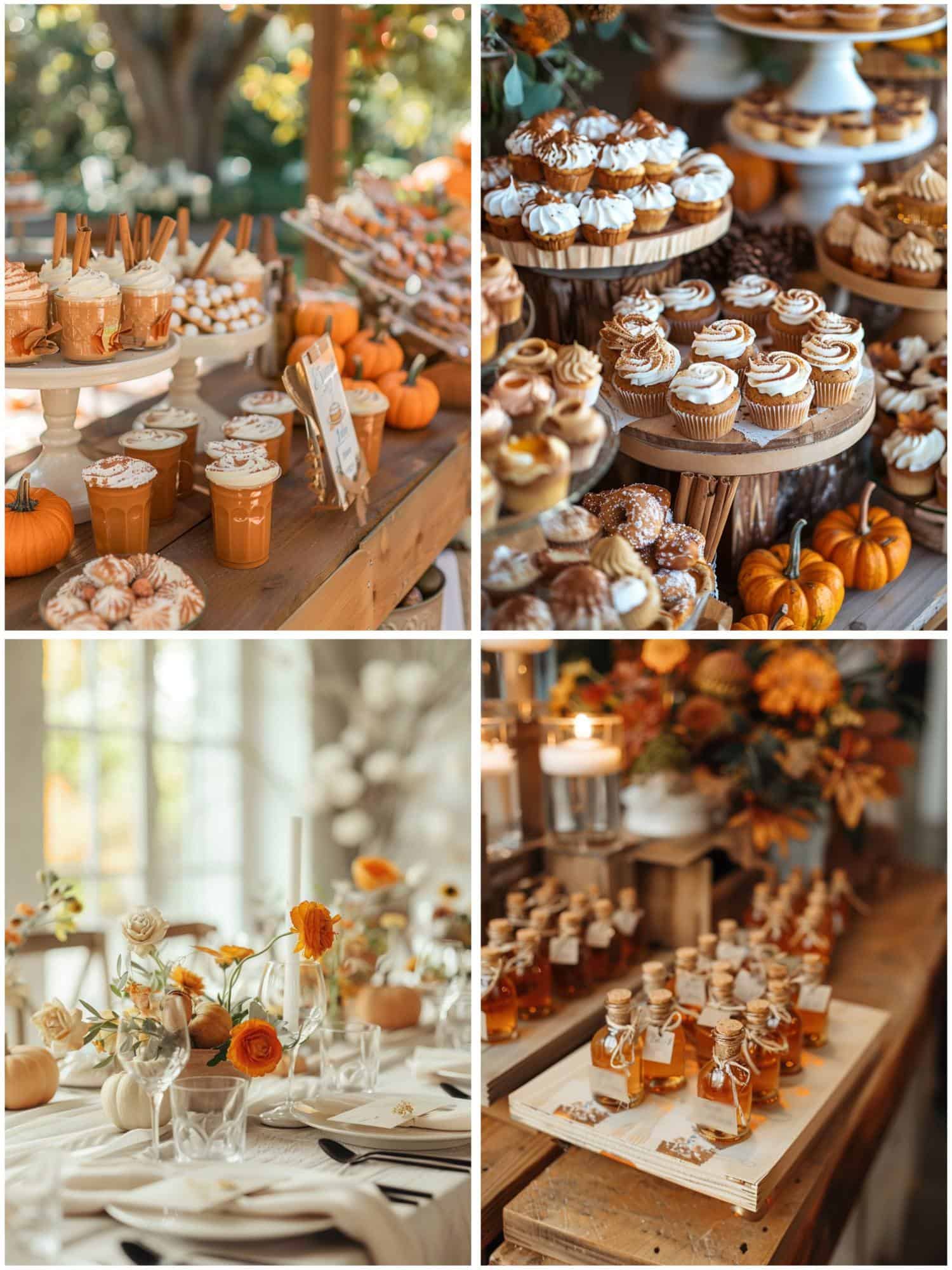 autumn wedding theme ideas for pumpkin spice