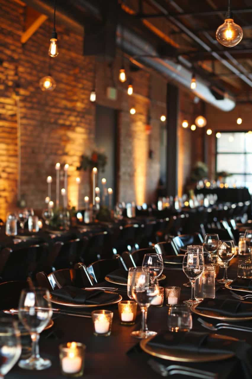 Sophisticated Black Wedding Theme Ideas for Elegance