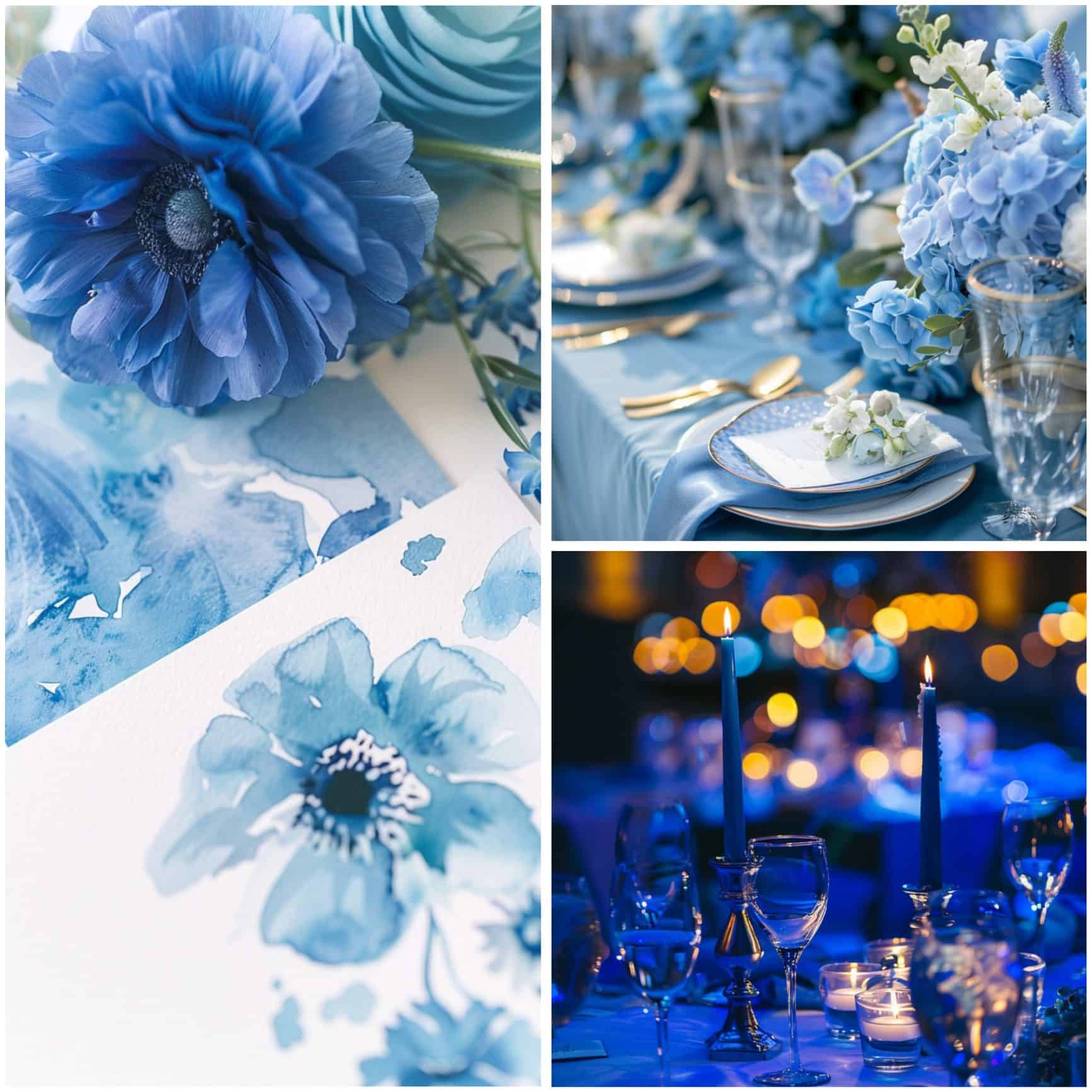 blue wedding theme ideas