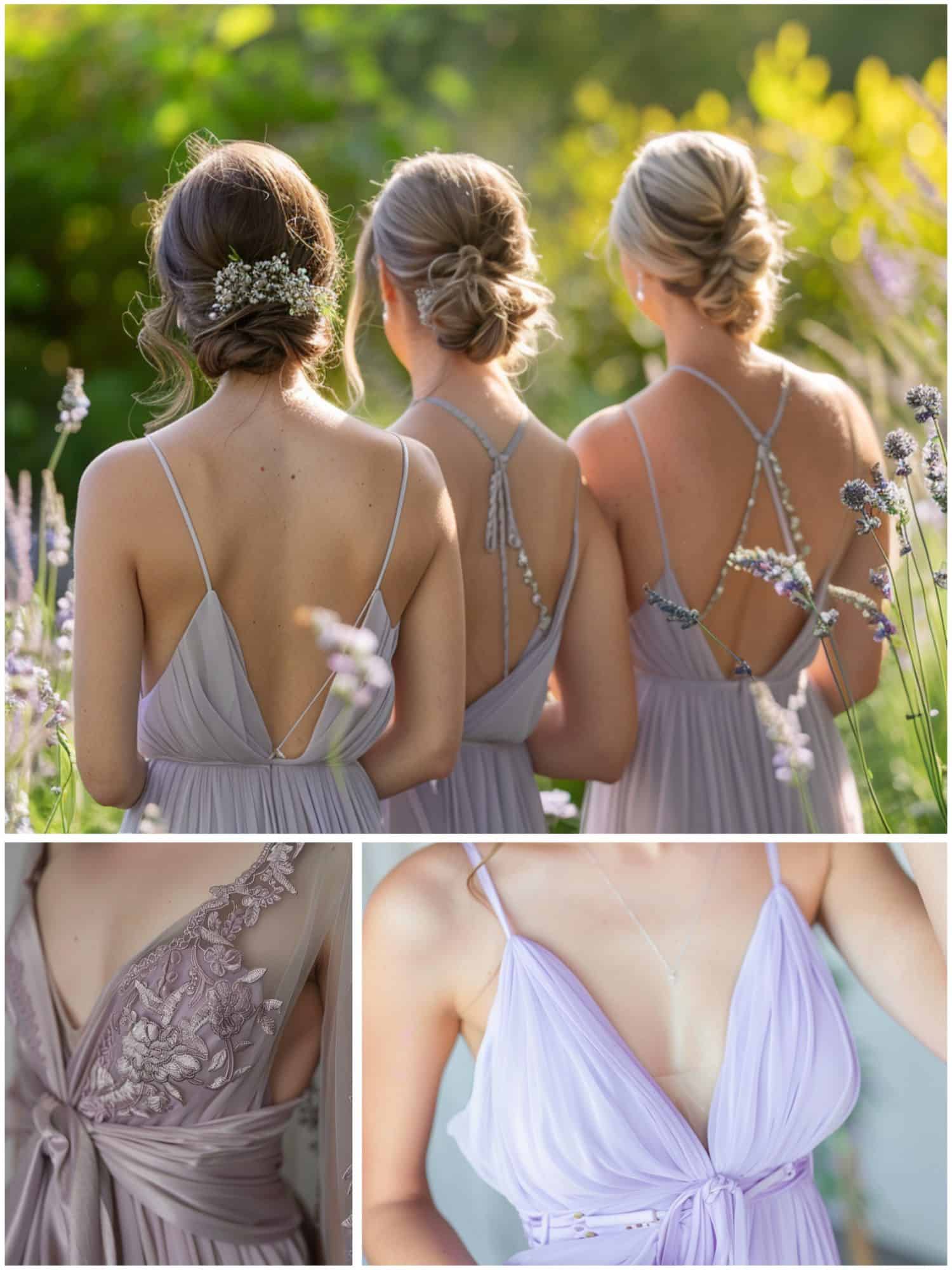 bridesmaid dresses in lavender